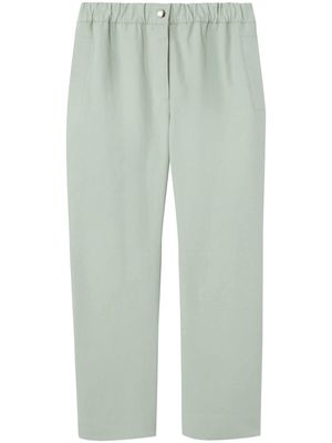 Proenza Schouler White Label straight-leg cotton-blend trousers - Green