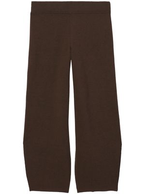 Proenza Schouler White Label straight-leg knitted trousers - Brown