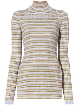 Proenza Schouler White Label striped high-neck jumper - Neutrals