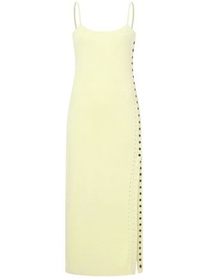 Proenza Schouler White Label Sydney knitted midi dress - Yellow