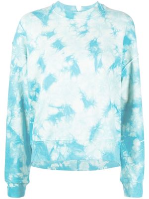 Proenza Schouler White Label tie-dye cotton sweatshirt - Blue