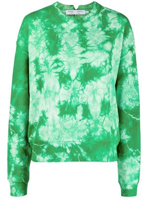 Proenza Schouler White Label tie-dye cotton sweatshirt - Green