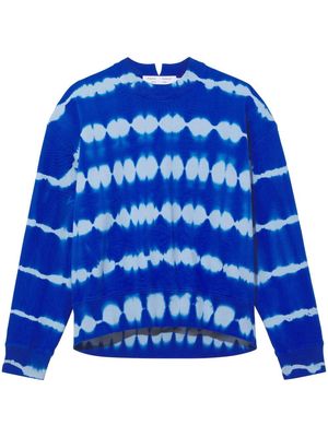 Proenza Schouler White Label tie dye-print sweatshirt - Blue
