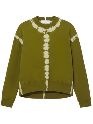 Proenza Schouler White Label tie dye-print sweatshirt - Green