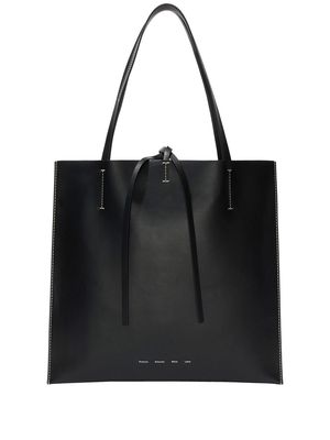 Proenza Schouler White Label Twin leather tote bag - Black