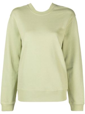 Proenza Schouler White Label twist-detail sweatshirt - Green