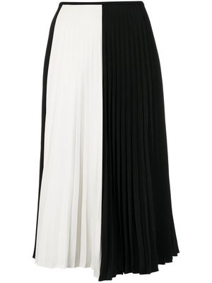 Proenza Schouler White Label two-tone midi skirt - Black