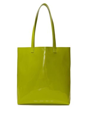 Proenza Schouler White Label Walker patent tote bag - Green