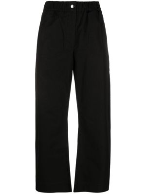 Proenza Schouler White Label wide-leg cropped trousers - Black