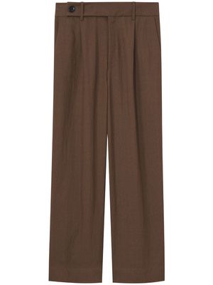 Proenza Schouler White Label wide-leg tailored trousers - Brown