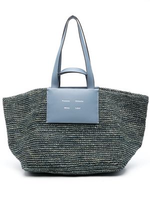 Proenza Schouler White Label XL Morris Raffia Tote - Grey