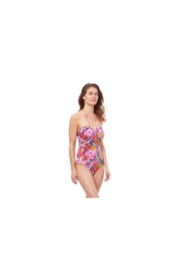 Profile by Gottex Tropikaia Bandeau One Piece Swimsuit in Multi