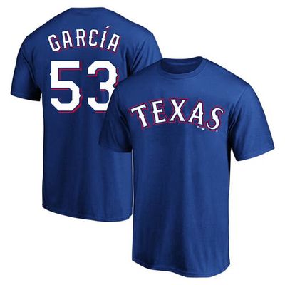 PROFILE Men's Adolis Garcia Royal Texas Rangers Big & Tall Name & Number T-Shirt