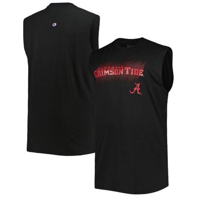 PROFILE Men's Black Alabama Crimson Tide Big & Tall Tank Top