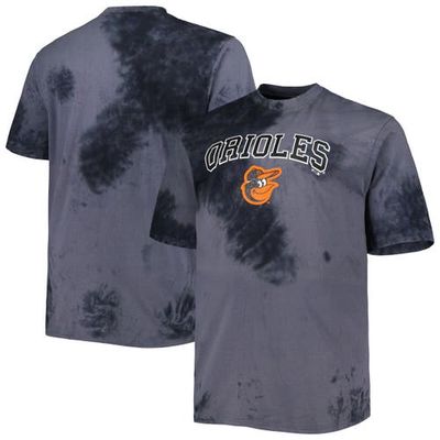 PROFILE Men's Black Baltimore Orioles Big & Tall Cloud T-Shirt