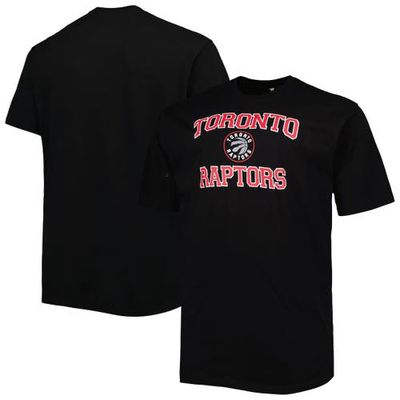 PROFILE Men's Black Toronto Raptors Big & Tall Heart & Soul T-Shirt