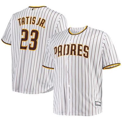PROFILE Men's Fernando Tatis Jr. White San Diego Padres Big & Tall Replica Player Jersey