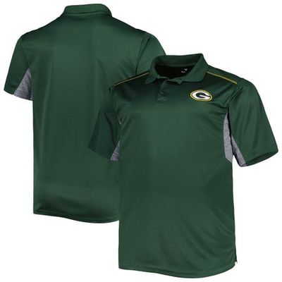 PROFILE Men's Green Green Bay Packers Big & Tall Team Color Polo