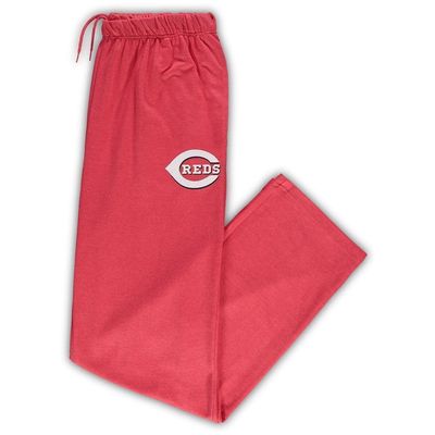 PROFILE Men's Heathered Red Cincinnati Reds Big & Tall Pajama Pants in Heather Red