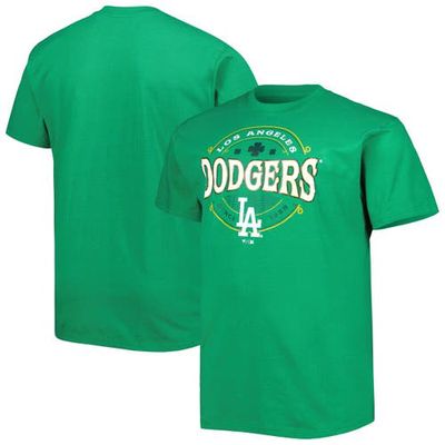 PROFILE Men's Kelly Green Los Angeles Dodgers Big & Tall Celtic T-Shirt