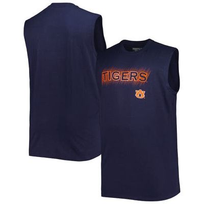 PROFILE Men's Navy Auburn Tigers Big & Tall Tank Top