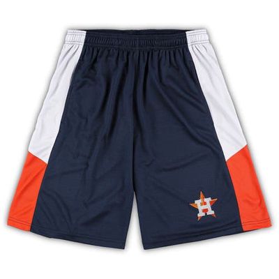 PROFILE Men's Navy Houston Astros Big & Tall Team Shorts