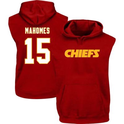 PROFILE Men's Patrick Mahomes Red Kansas City Chiefs Big & Tall Muscle Pullover Hoodie