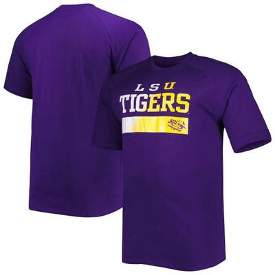 PROFILE Men's Purple LSU Tigers Big & Tall Raglan T-Shirt