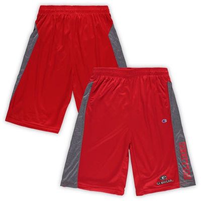 PROFILE Men's Red Georgia Bulldogs Big & Tall Textured Shorts