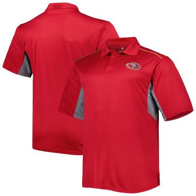 PROFILE Men's Scarlet San Francisco 49ers Big & Tall Team Color Polo