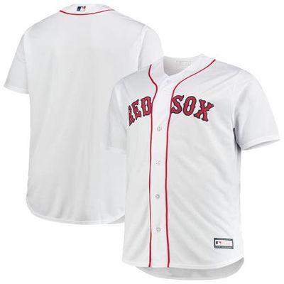 PROFILE Men's White Boston Red Sox Big & Tall Home Replica Team Jersey