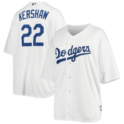 PROFILE Women's Clayton Kershaw White Los Angeles Dodgers Plus Size Replica Player Jersey