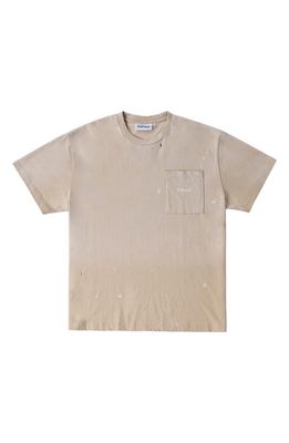 Profound Distressed Pocket T-Shirt in Sand