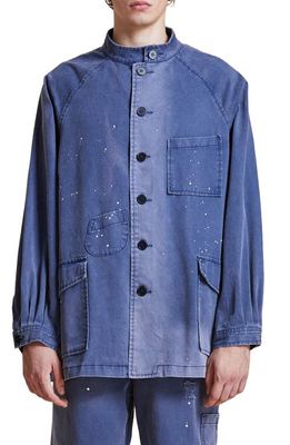 Profound Painters Pocket Chore Jacket in Navy
