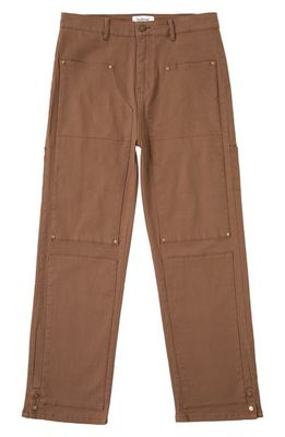 Profound Straight Leg Carpenter Pants in Brown