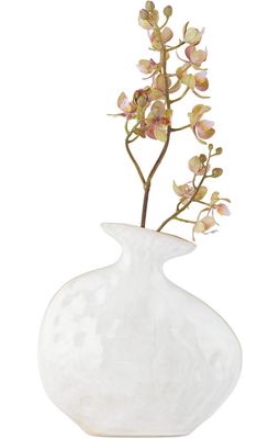 Project 213A White Flat Vase, 1.1 L