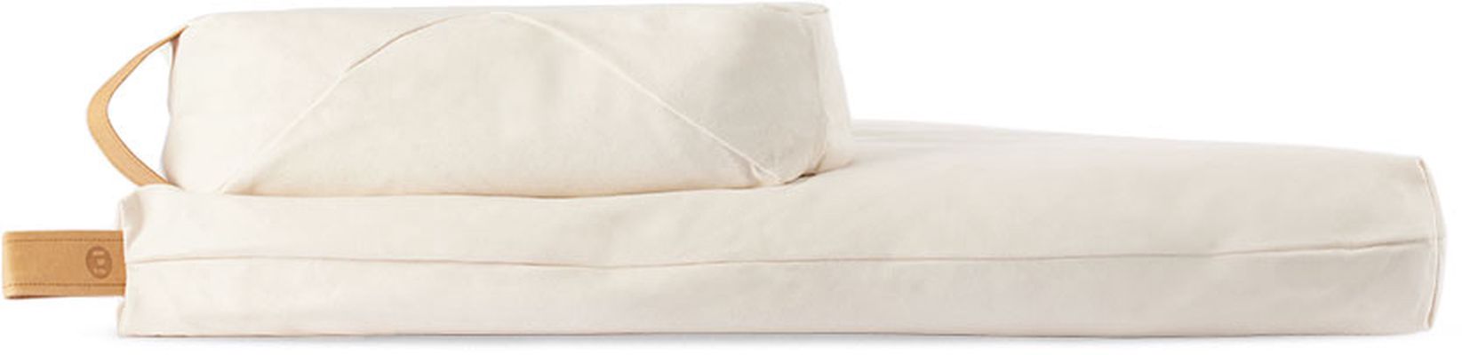 project full Off-White Natural Canvas Meditation Cushion Set