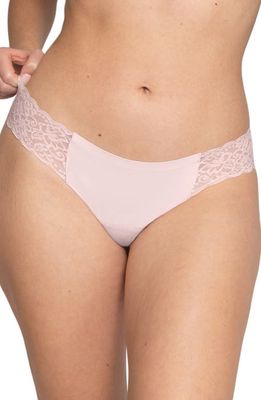 Proof Period & Leak Proof Lace Moderate Absorbency Cheeky Panties in Blush