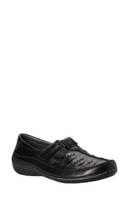 Propét Clover Loafer in Black Leather