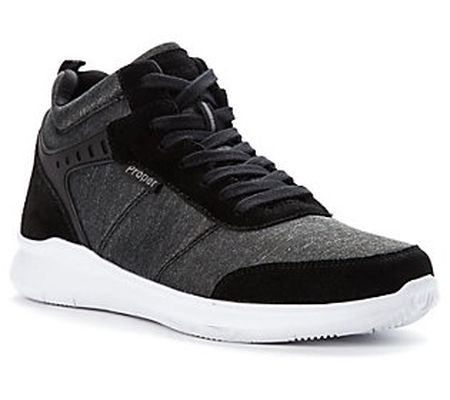 Propet Men's Lace-Up Jersey Knit Sneakers - Via tor Hi