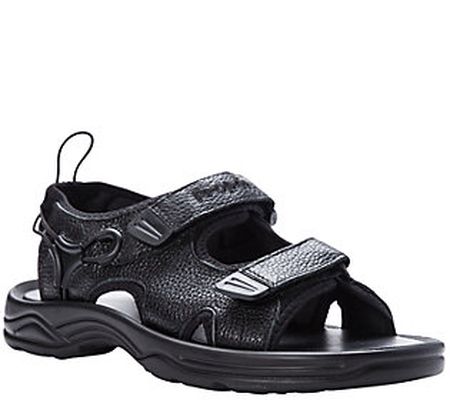 Propet Men's Leather Walking Sandals - SurfWalk er II