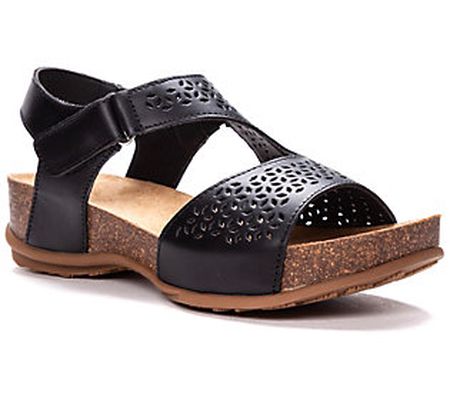 Propet Women's Leather Adjustable Sandals - Pho ebe