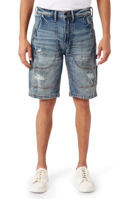 PRPS Andes Denim Shorts in Medium Indigo