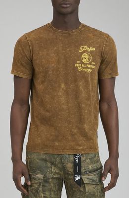 PRPS Baxter Graphic T-Shirt in Brown Sugar 