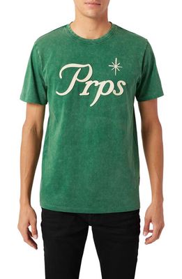 PRPS Corp Cotton Graphic T-Shirt in Dill