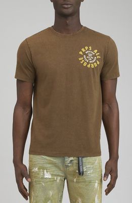 PRPS Custer Graphic T-Shirt in Bison 