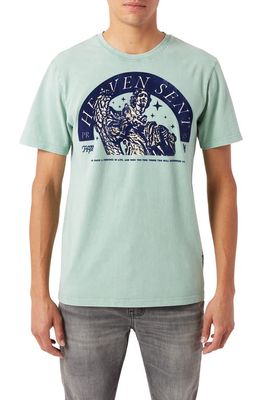 PRPS Earth Cotton Graphic T-Shirt in Mint