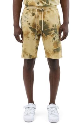 PRPS Missions Cotton Shorts in Beige Multi