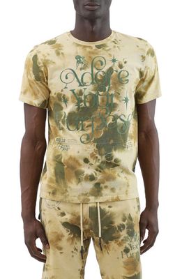 PRPS Missions Graphic Tee in Green Multi