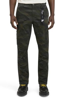 PRPS Palo Duro Utility Pants in Black/Green Multi 